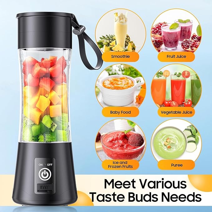 Portable Handy Juicer Blender β 6 Blades in 3D | FlexMart π₯€