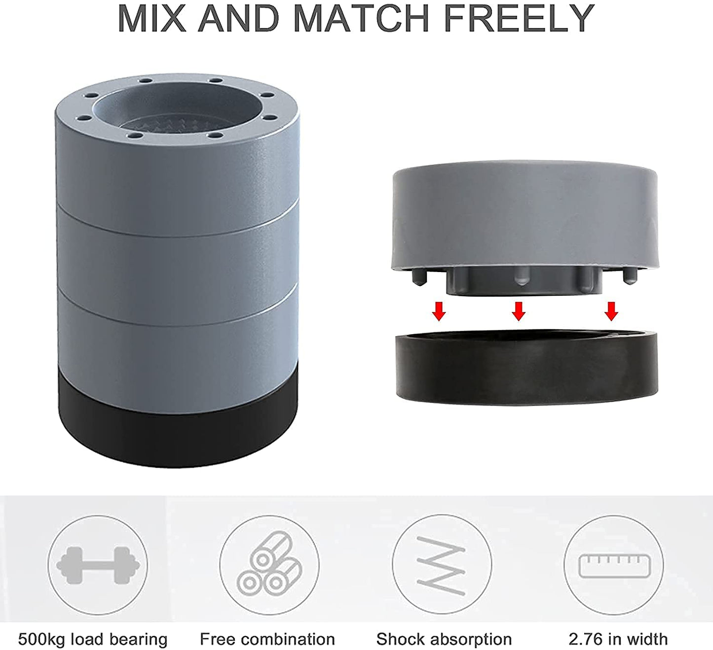 Anti Vibration Pads for Washing Machine/Fridge/Coolers/Furniture