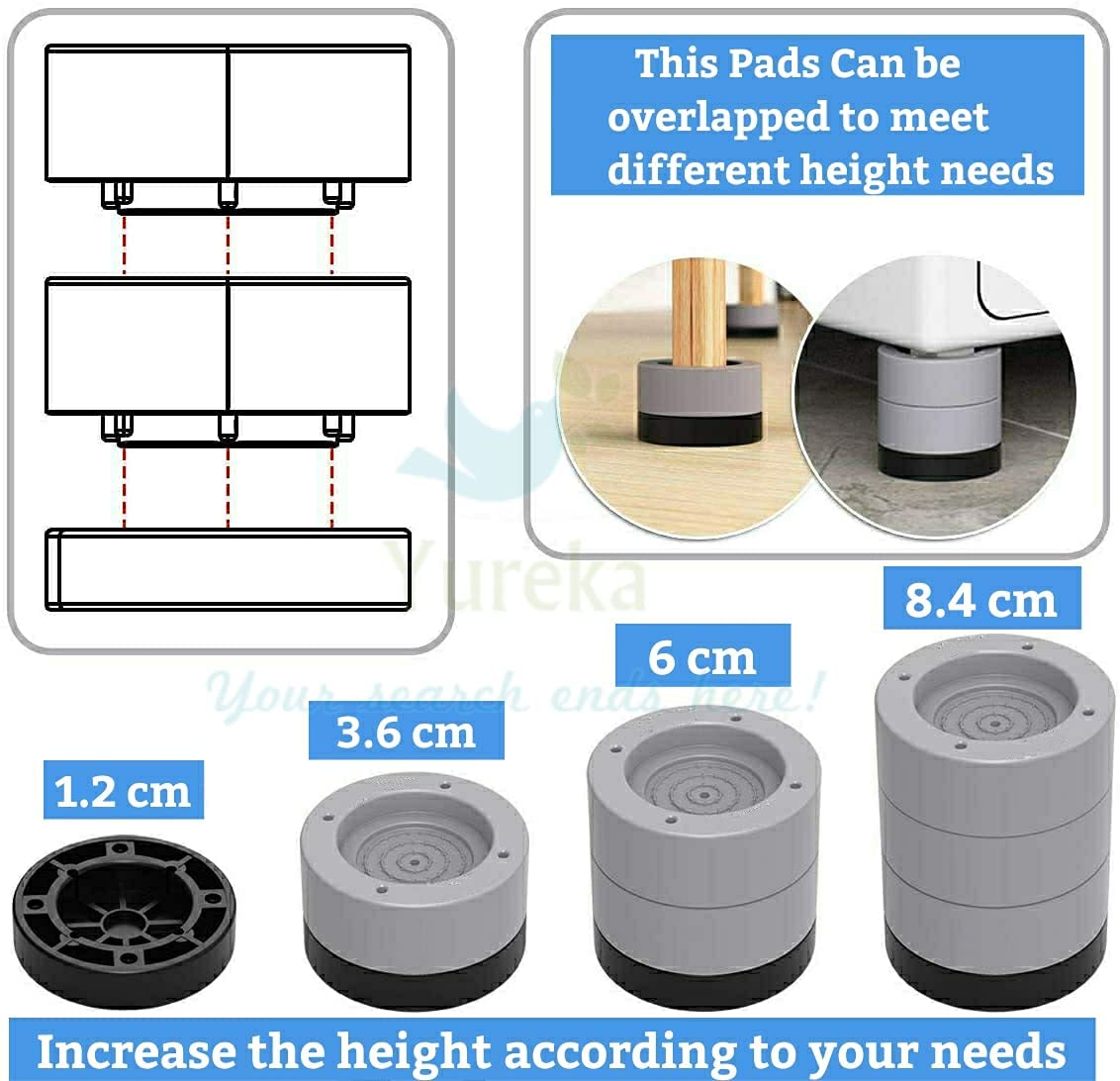 Anti Vibration Pads for Washing Machine/Fridge/Coolers/Furniture
